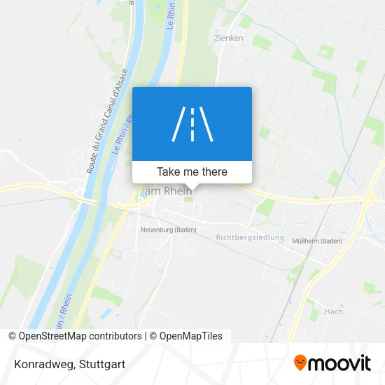 Карта Konradweg