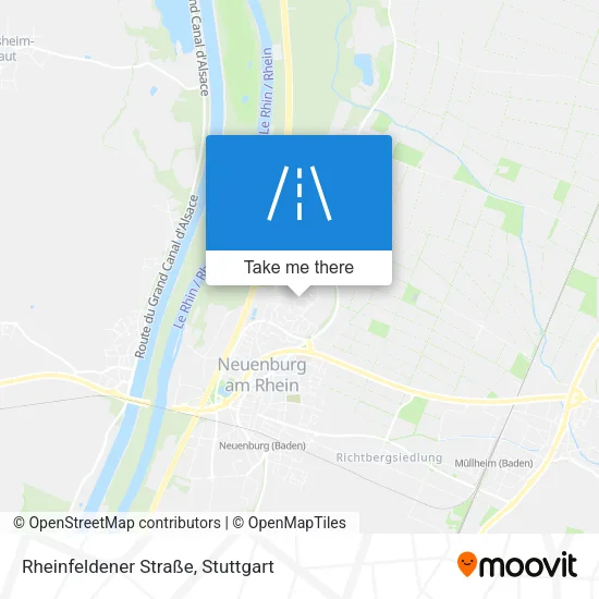 Карта Rheinfeldener Straße