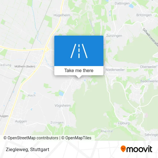 Карта Ziegleweg