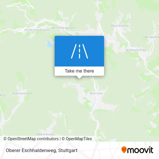 Карта Oberer Eschhaldenweg