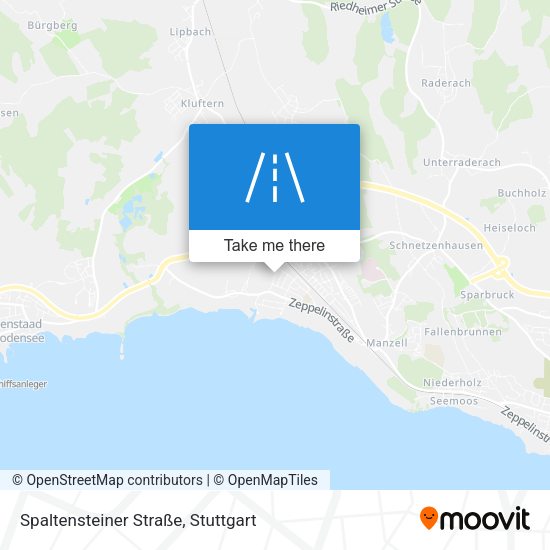 Spaltensteiner Straße map