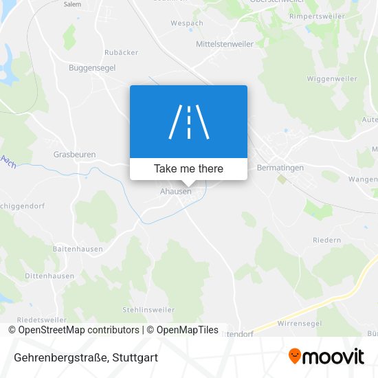 Gehrenbergstraße map