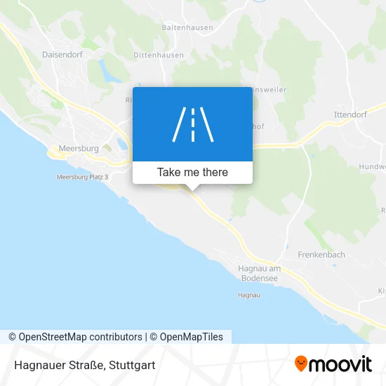 Hagnauer Straße map