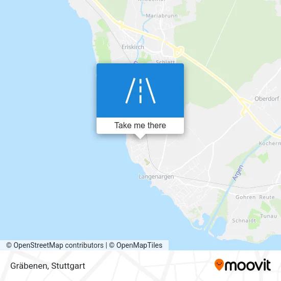 Gräbenen map