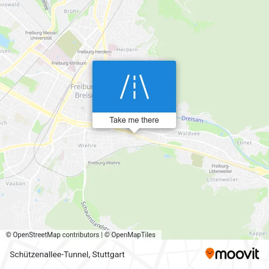 Карта Schützenallee-Tunnel