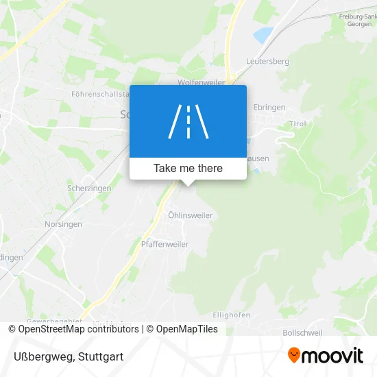 Карта Ußbergweg
