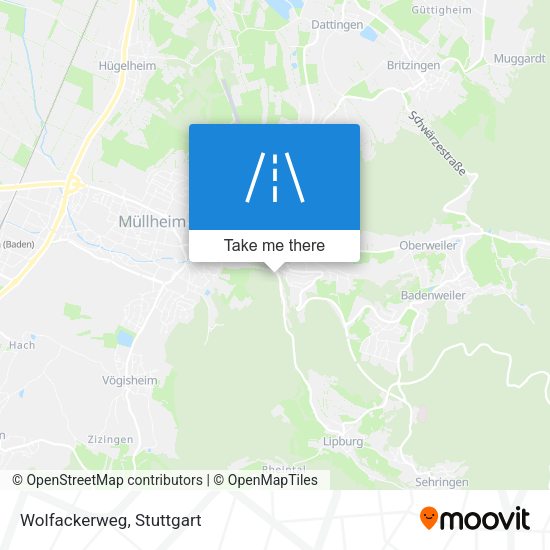 Карта Wolfackerweg