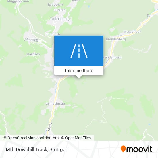 Mtb Downhill Track map