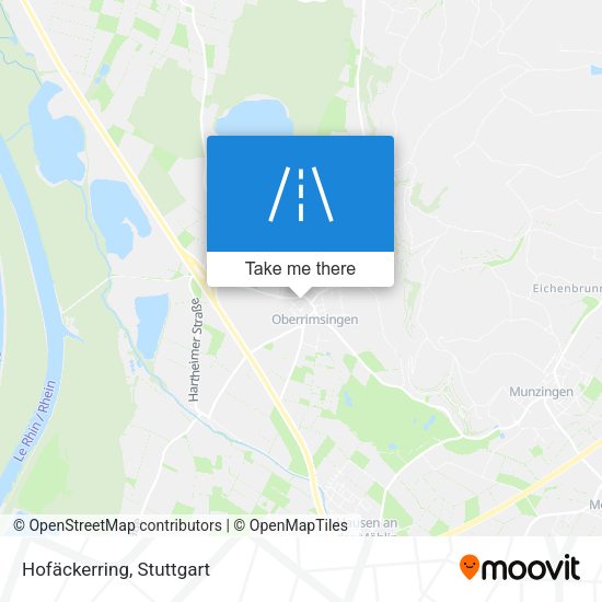 Карта Hofäckerring