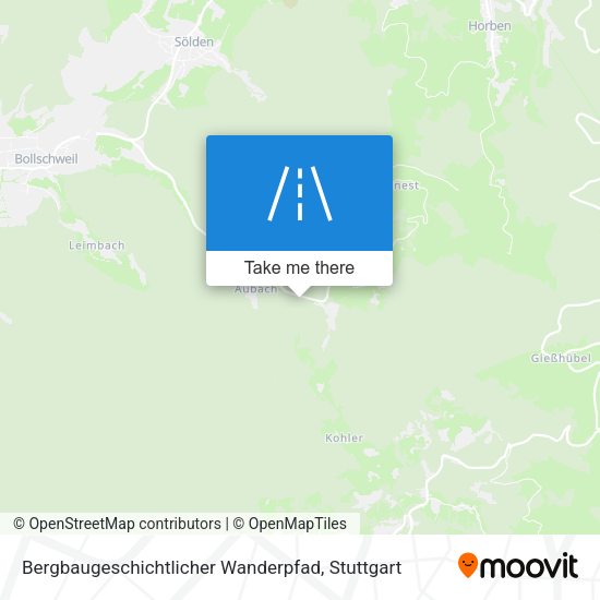 Bergbaugeschichtlicher Wanderpfad map