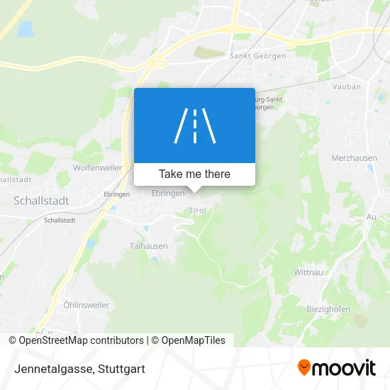 Карта Jennetalgasse