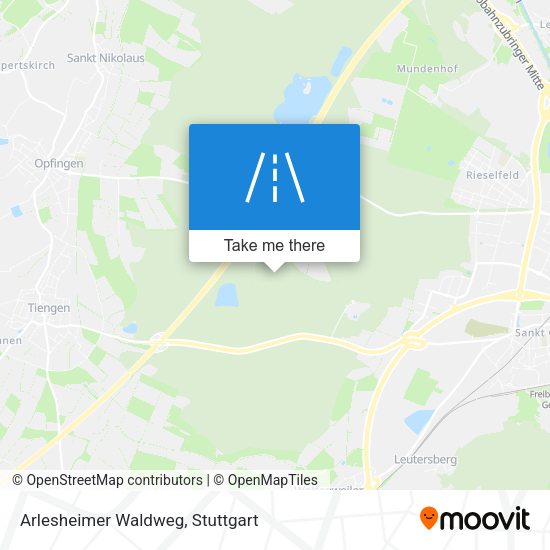 Arlesheimer Waldweg map