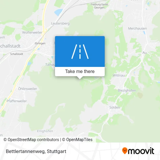 Карта Bettlertannenweg