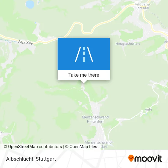 Карта Albschlucht