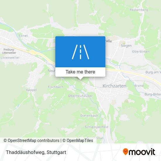 Thaddäushofweg map
