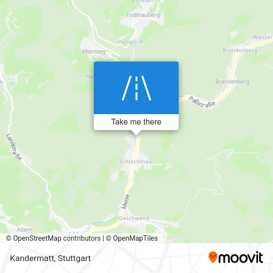 Карта Kandermatt