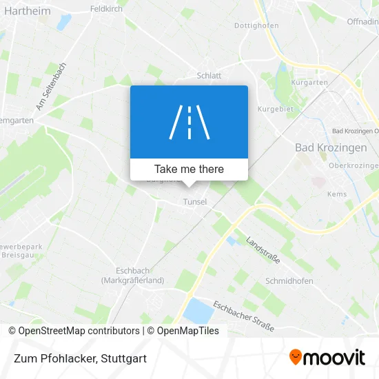 Карта Zum Pfohlacker
