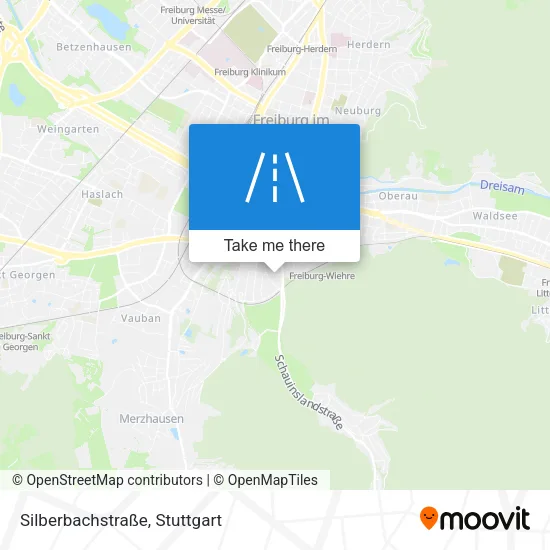 Карта Silberbachstraße