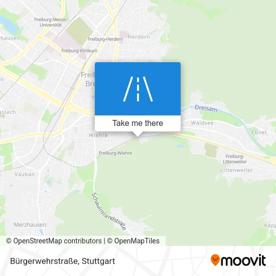 Карта Bürgerwehrstraße