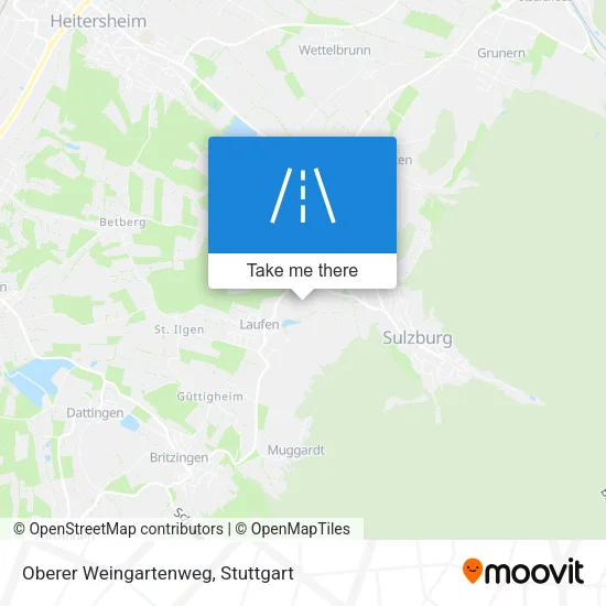 Карта Oberer Weingartenweg