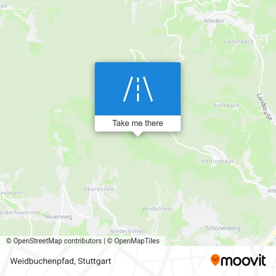 Карта Weidbuchenpfad