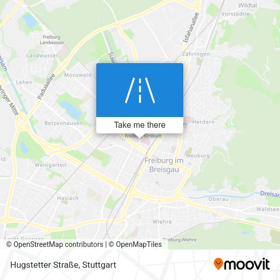 Hugstetter Straße map