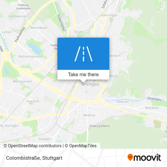 Карта Colombistraße