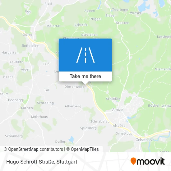 Карта Hugo-Schrott-Straße