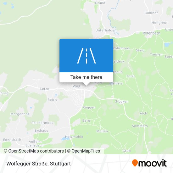 Wolfegger Straße map