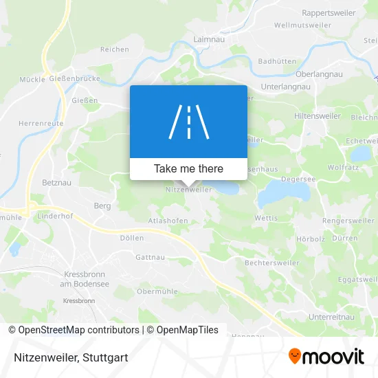 Карта Nitzenweiler