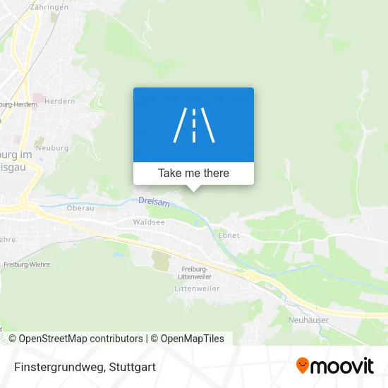 Карта Finstergrundweg