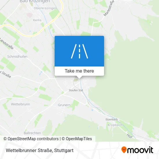 Карта Wettelbrunner Straße