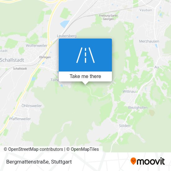 Bergmattenstraße map
