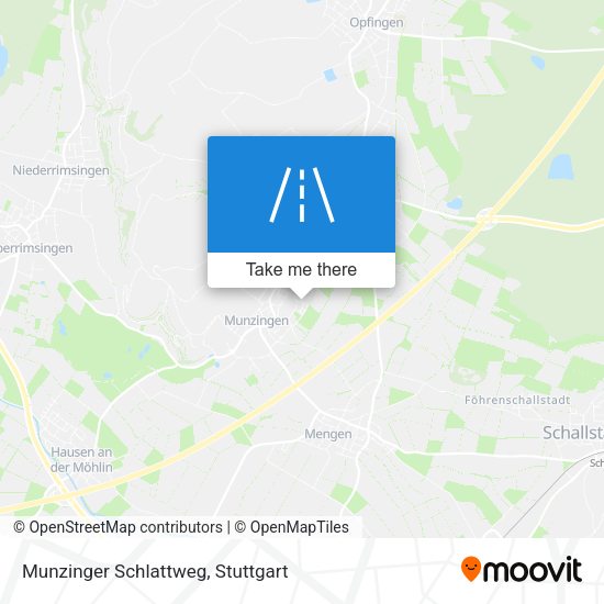 Munzinger Schlattweg map