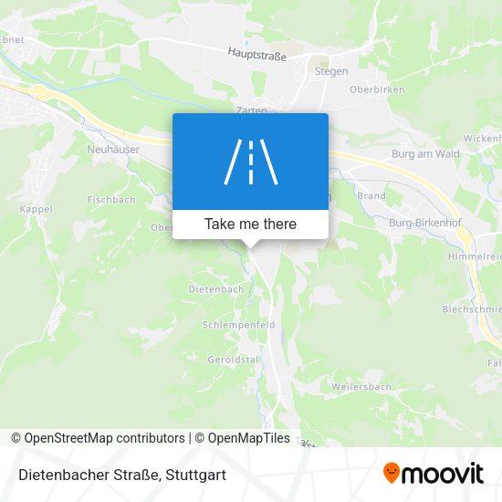 Dietenbacher Straße map