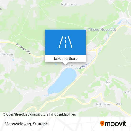 Карта Mooswaldweg