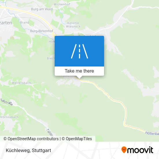 Карта Küchleweg