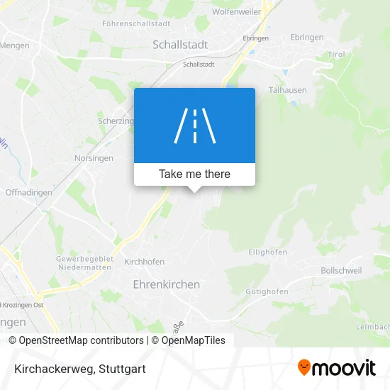 Карта Kirchackerweg