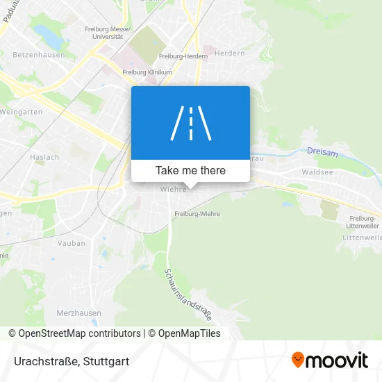Карта Urachstraße