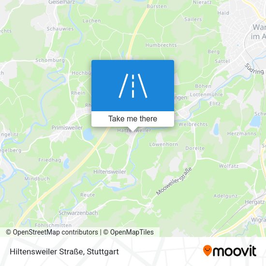 Hiltensweiler Straße map