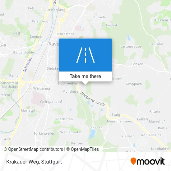 Карта Krakauer Weg