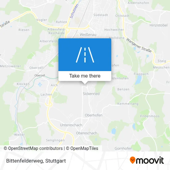 Bittenfelderweg map