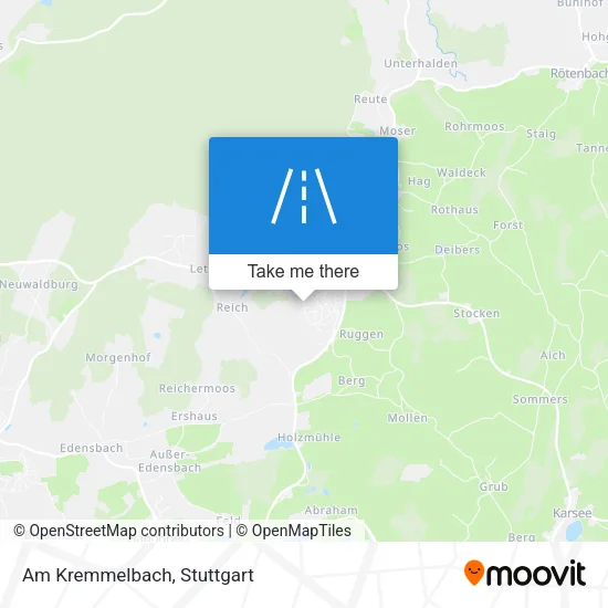 Карта Am Kremmelbach