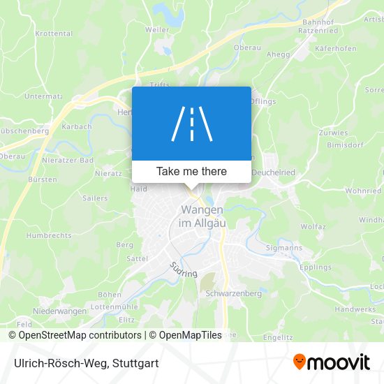 Карта Ulrich-Rösch-Weg