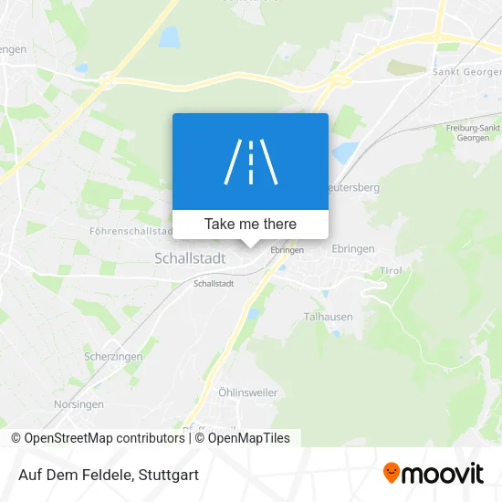 Карта Auf Dem Feldele