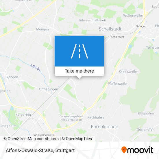 Alfons-Oswald-Straße map