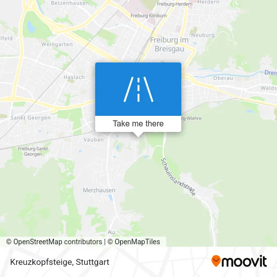 Карта Kreuzkopfsteige