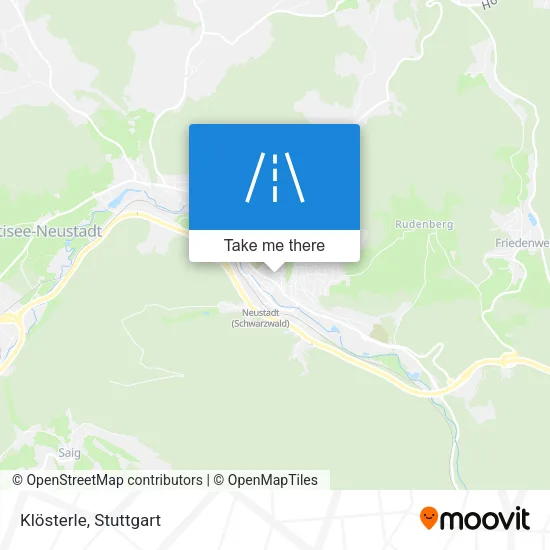 Карта Klösterle