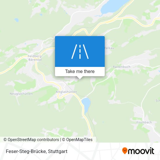 Feser-Steg-Brücke map