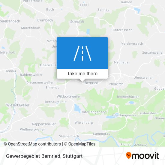 Gewerbegebiet Bernried map